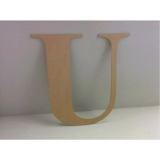 40cm mdf Letters U